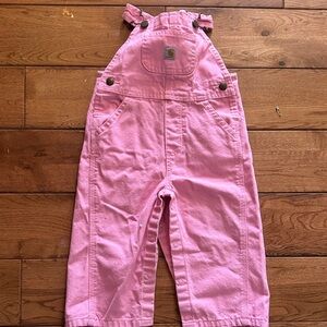 Carhartt Kids Rosy Pink Overalls